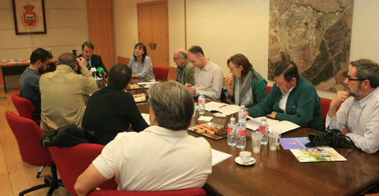 Rueda de prensa del alcalde de Tres Cantos, Jesús Moreno