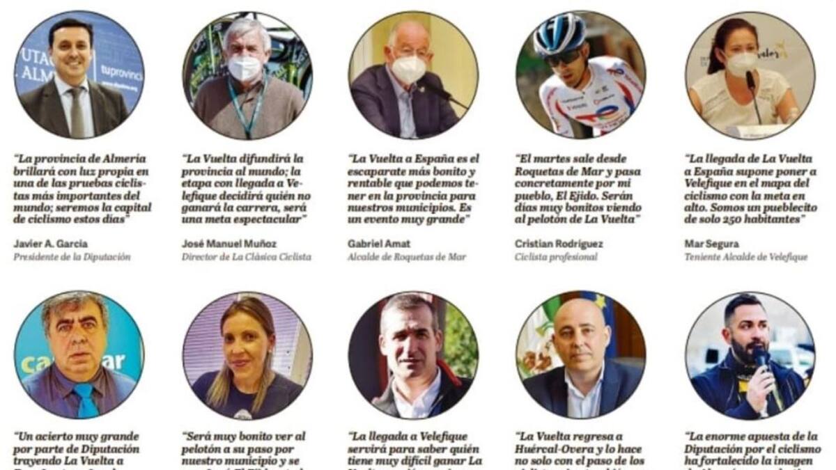 Almería aplaude a la Diputación por traer La Vuelta a España
