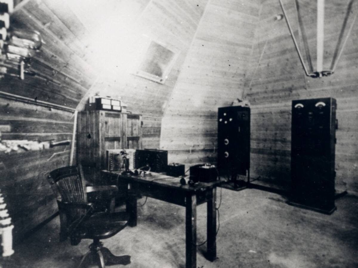 Primeres dependències de Ràdio Barcelona a l'Hotel Colón (1924)