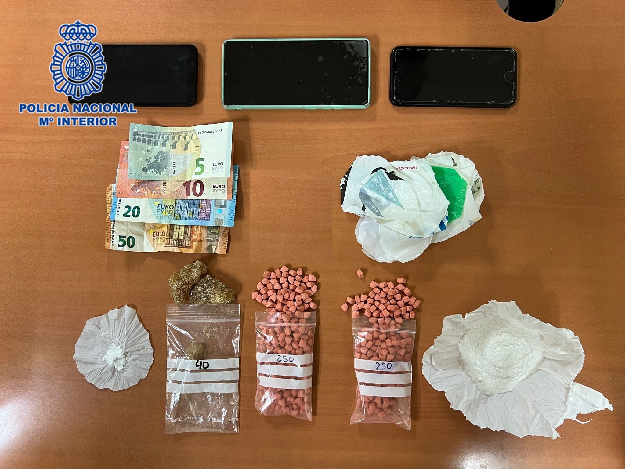 Droga incautada tras una reyerta en Murcia