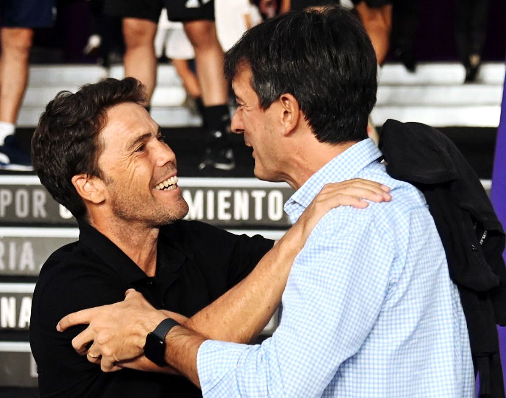 Rubi y Pacheta en los buenos tiempos de Primera División.