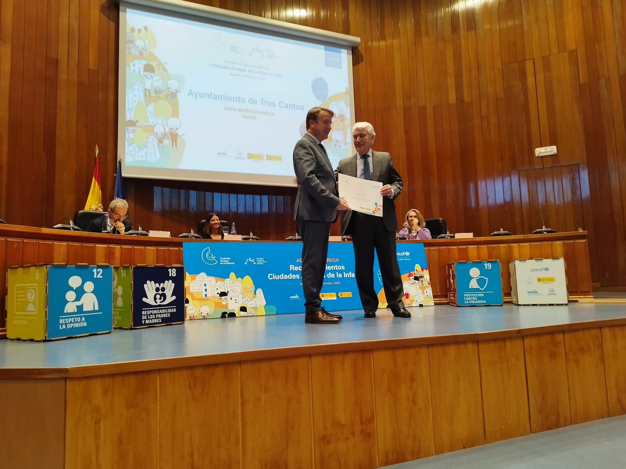 UNICEF reconoce a Tres Cantos como Ciudad Amiga de la Infancia