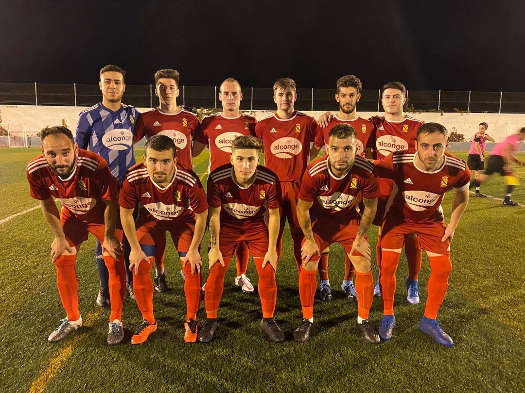 Once inicial del Jódar C.F. ante el C.D. Castellar Íbero