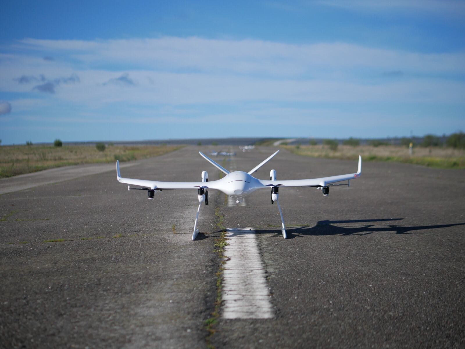 Uno de los drones de entrega de Wingcopter.