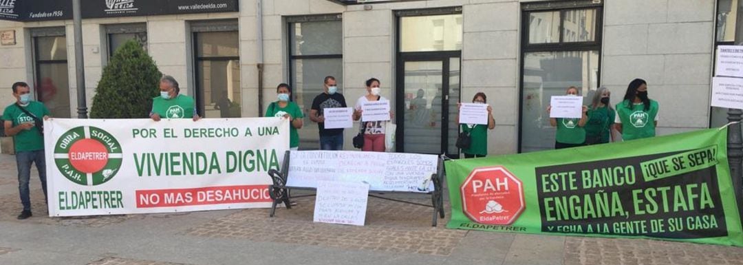 Movilización en Elda de la PAH