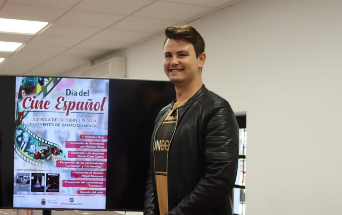 Se proyectarán tres cortometrajes, uno de ellos del rondeño Ángel Manzano