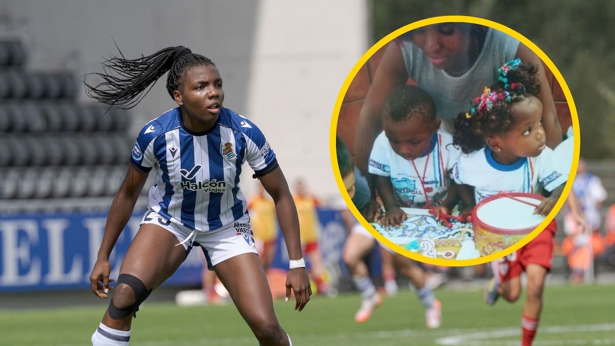 De llegar en patera a poder ser campeona de la Nations League con España: la historia de Edna Imade con su madre y su hermano