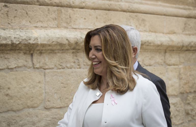 La presidenta andaluza, Susana Díaz, en una foto de archivo en el Parlamento regional en Sevilla 