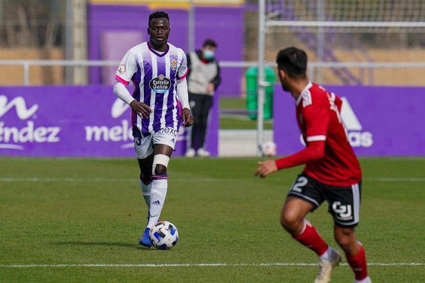 Amoah en su etapa en Valladolid