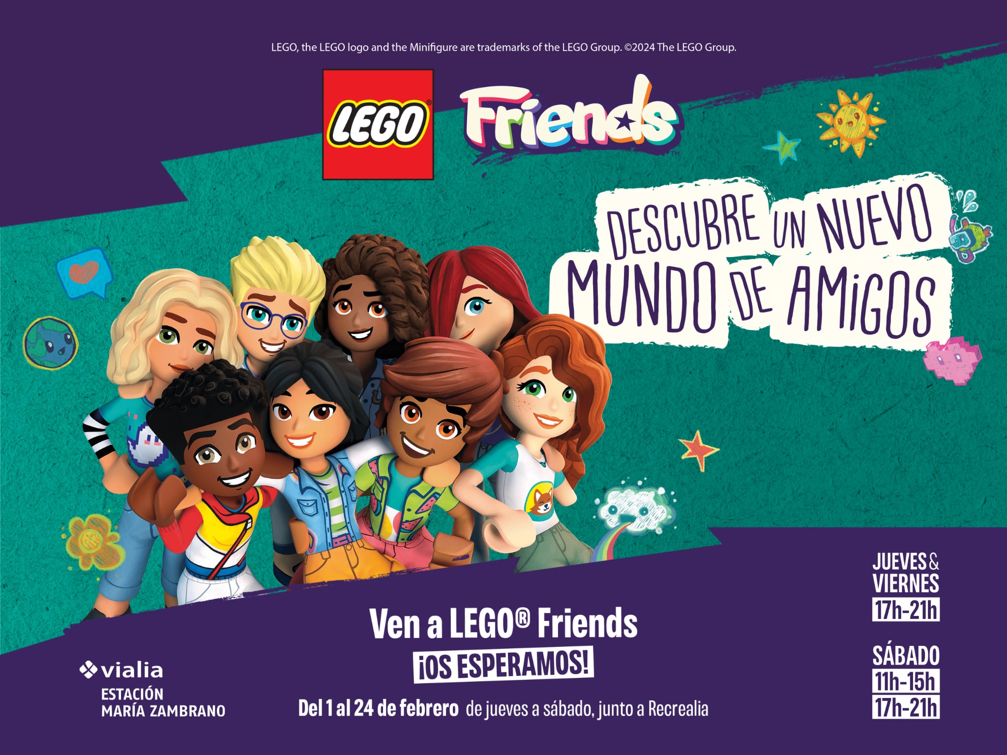 Cartel Lego Friends