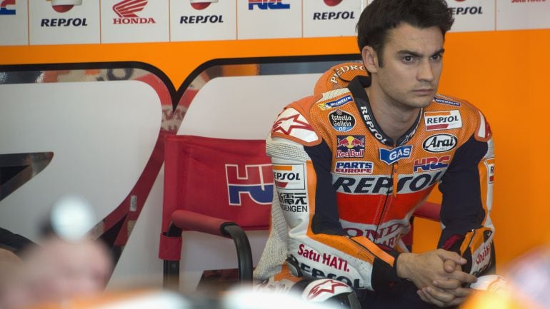 El piloto español de MotoGP Dani Pedrosa.