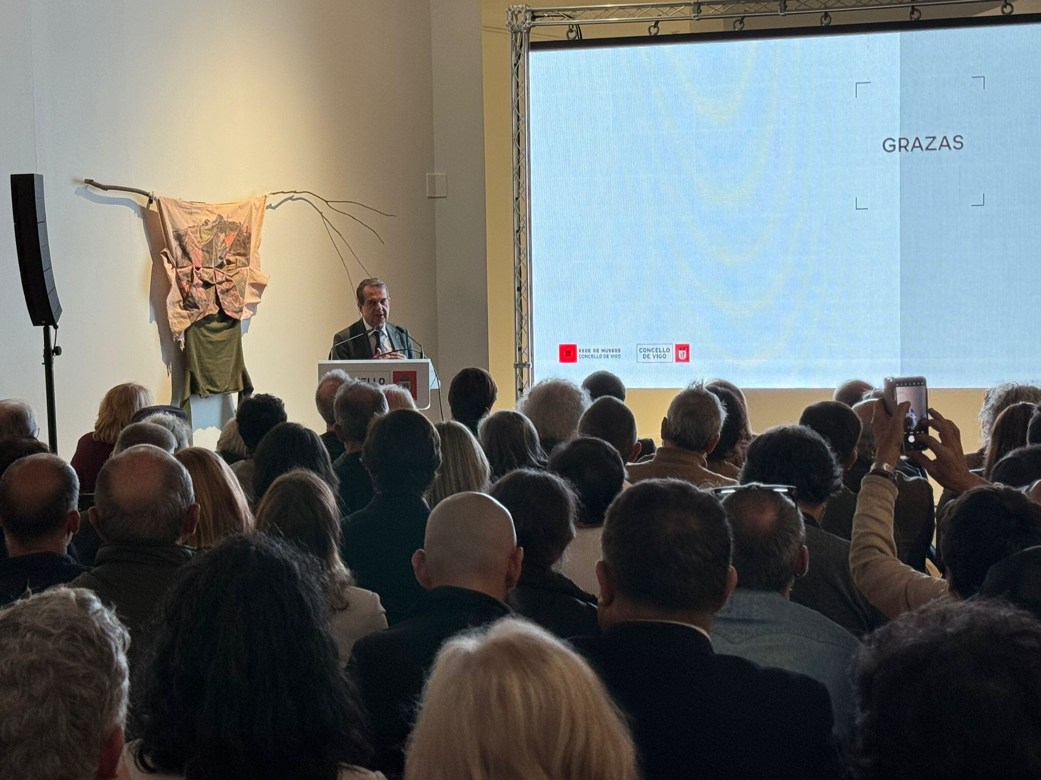 Abel Caballero durante la presentación.