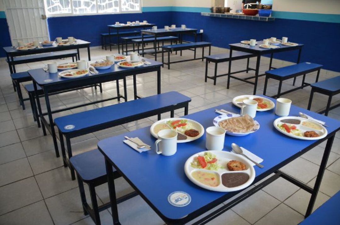 Imagen de un comedor escolar