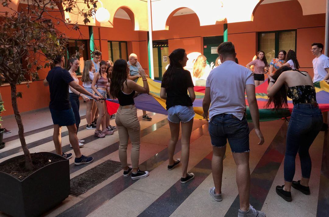 Imagen de una de las actividades juveniles, durante el pasado verano 