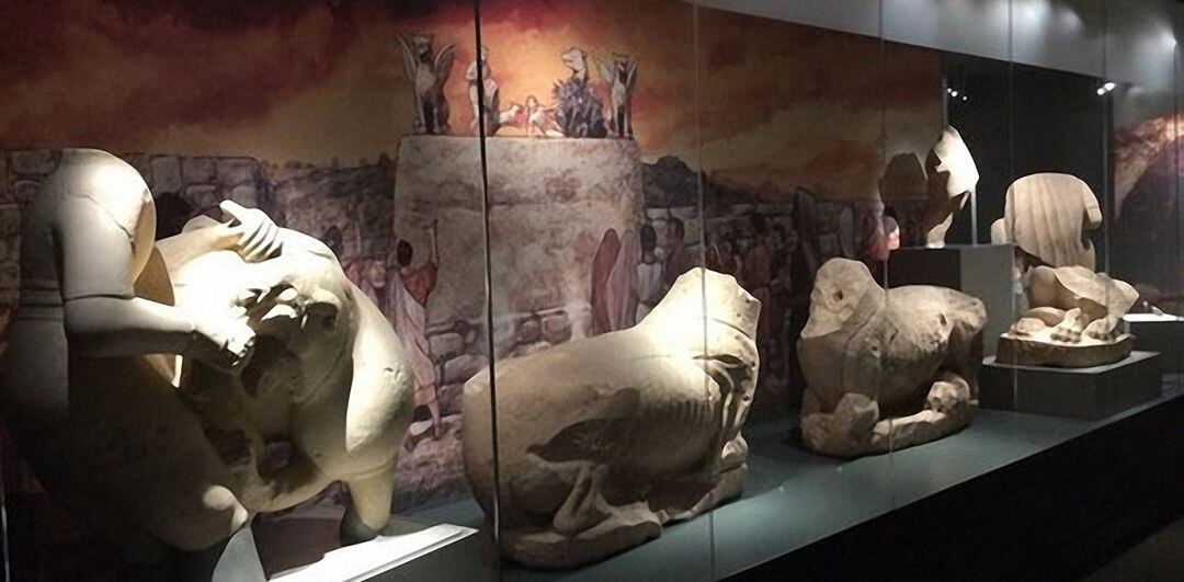 Piezas íberas en el nuevo Museo Íbero de Jaén.