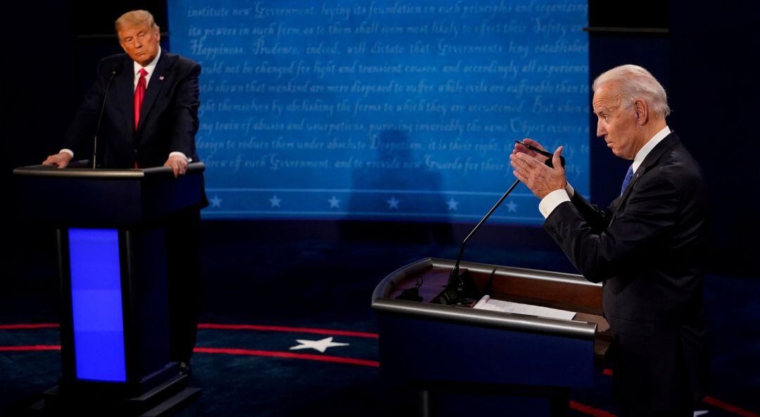 Segundo debate entre Joe Biden y Donald Trump.