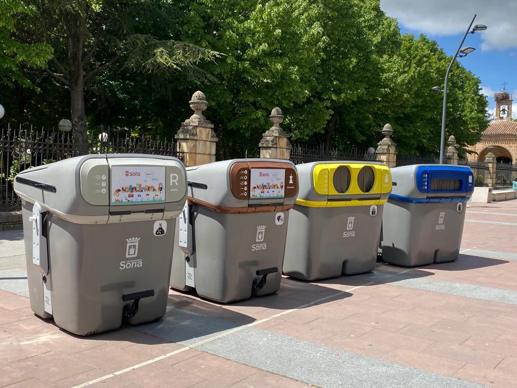 Los nuevos contenedores para la ciudad de Soria.