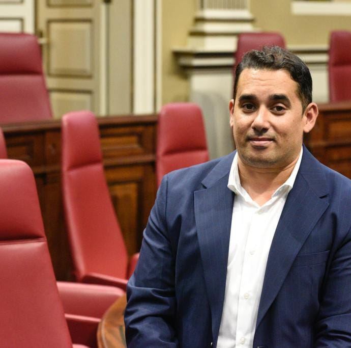 Yoné Caraballo, diputado de Nueva Canarias por Lanzarote.
