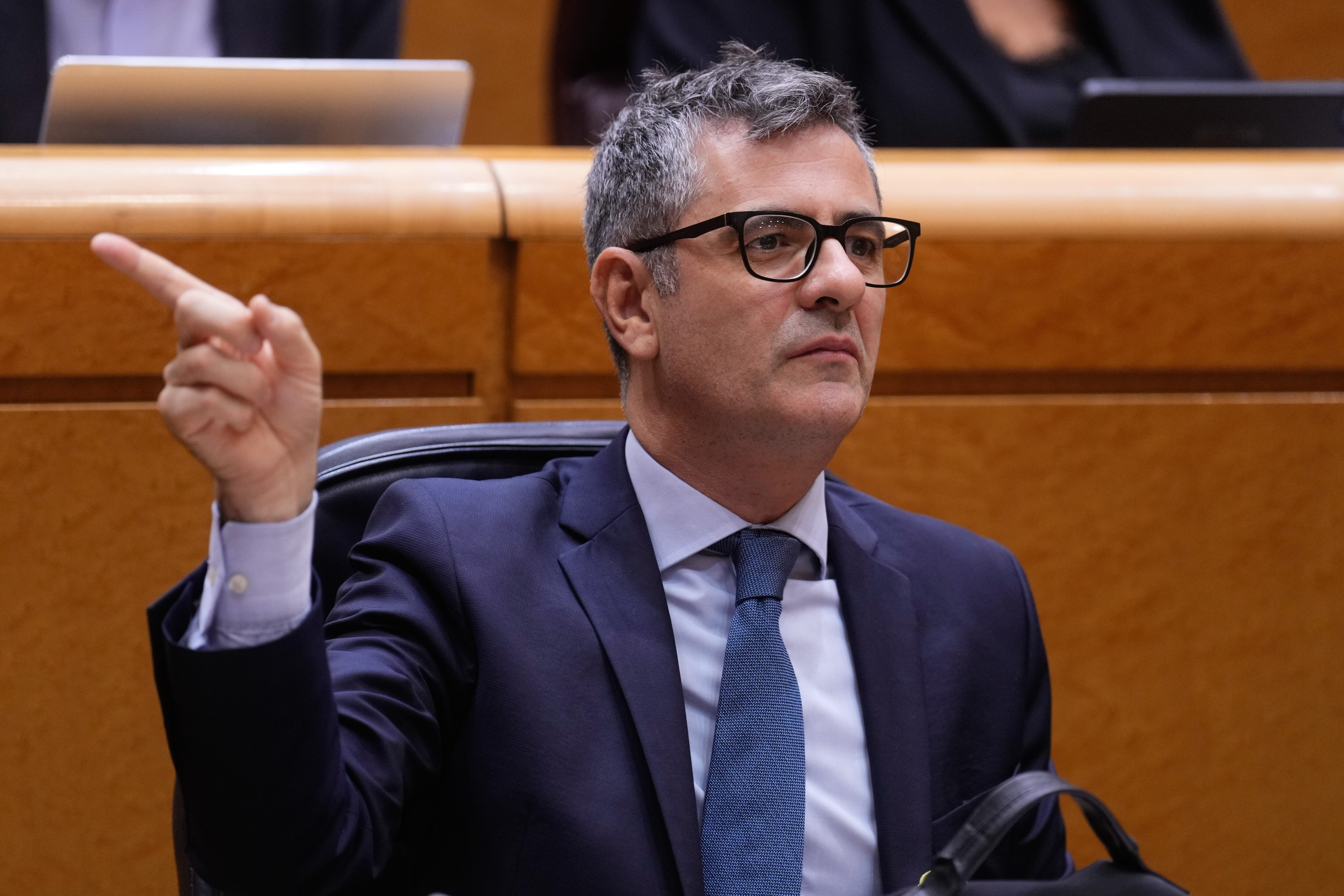 El ministro de Presidencia, Félix Bolaños.