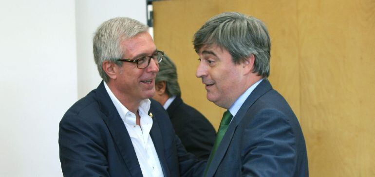 Ballesteros amb Miguel Cardenal, la setmana passada a Tarragona.