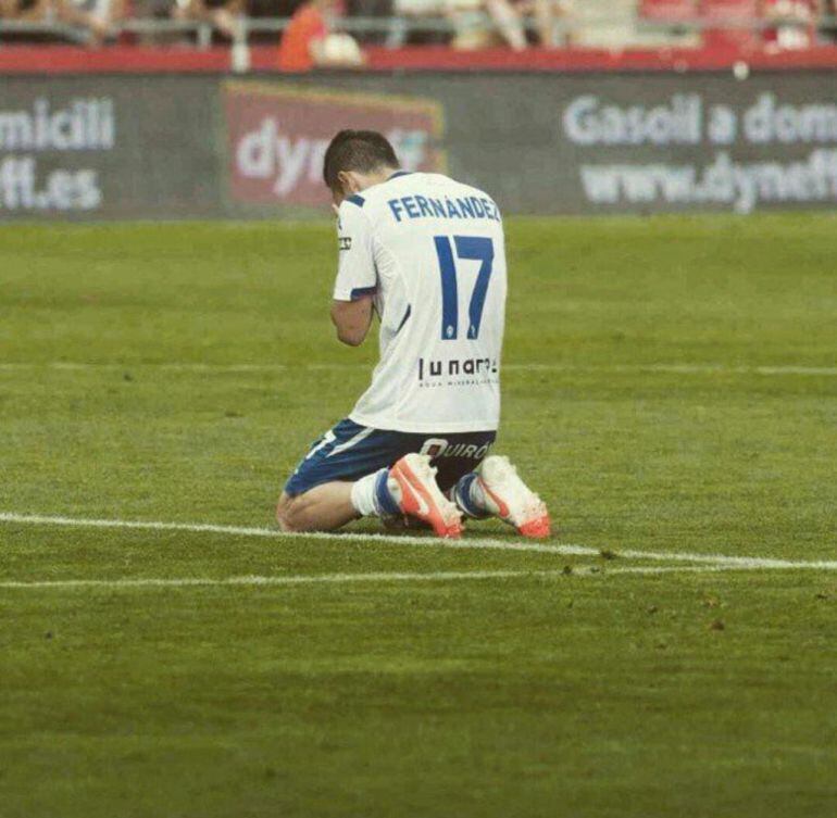 José Fernández, uno de los capitanes del Real Zaragoza