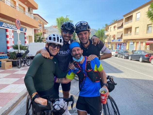 Alberto Sagrado, Fran Carrasco, Miguel Angel López y Pasqui Carrillo