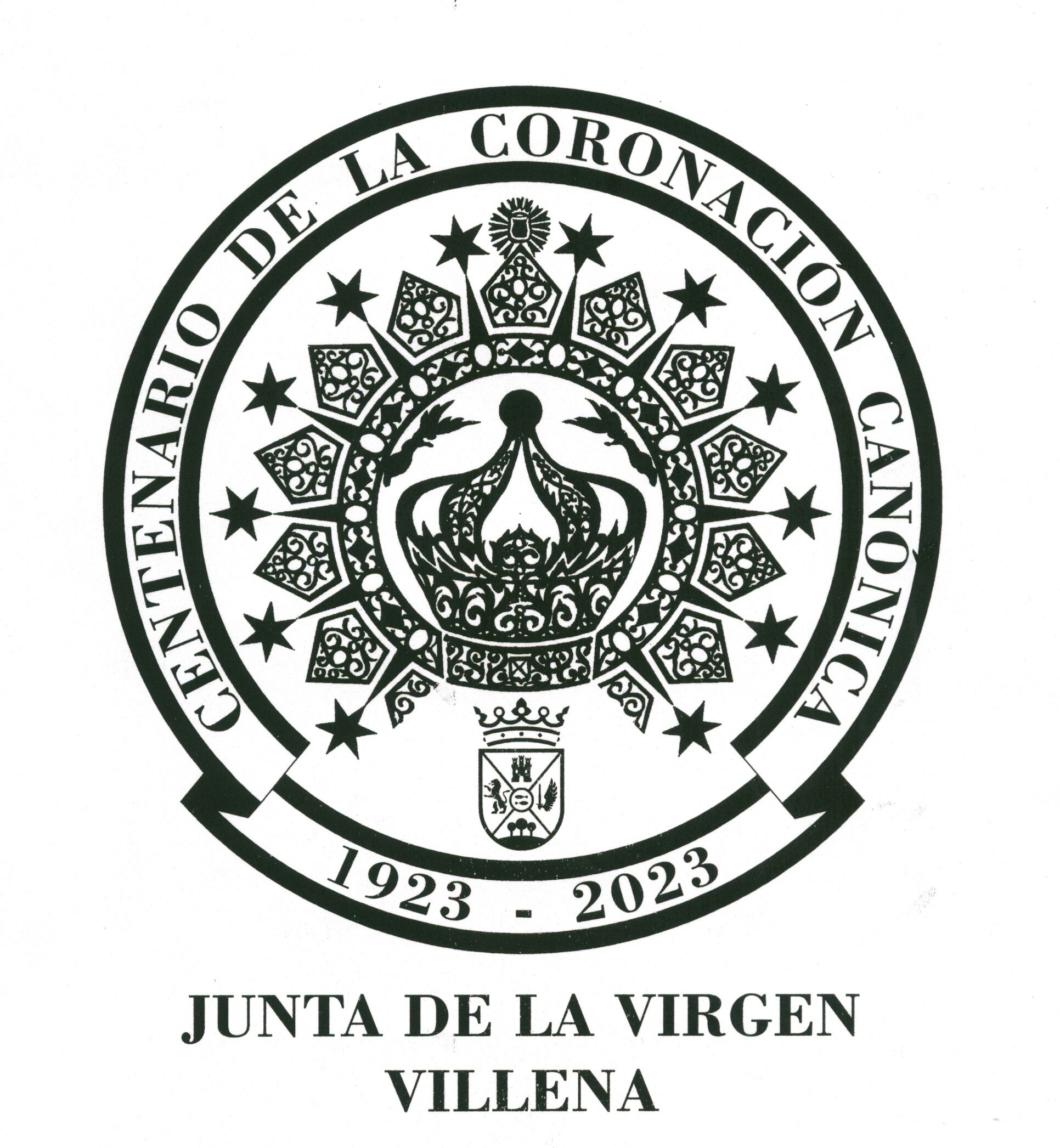 Logo del centenario de la Coronación de la Virgen
