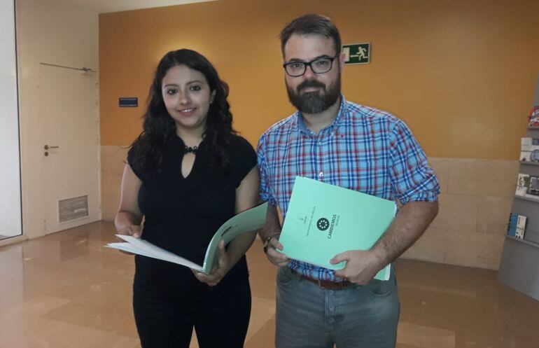 Margarita Guerrero y John David Babyack, de Cambiemos Murcia