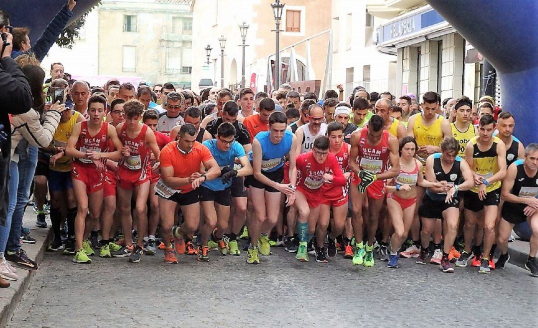 Foto de una de las cinco ediciones que llevamos de la Cieza 10k