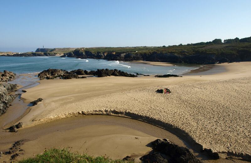 Playa de O Río, en Meirás (foto: Concello de Valdoviño)