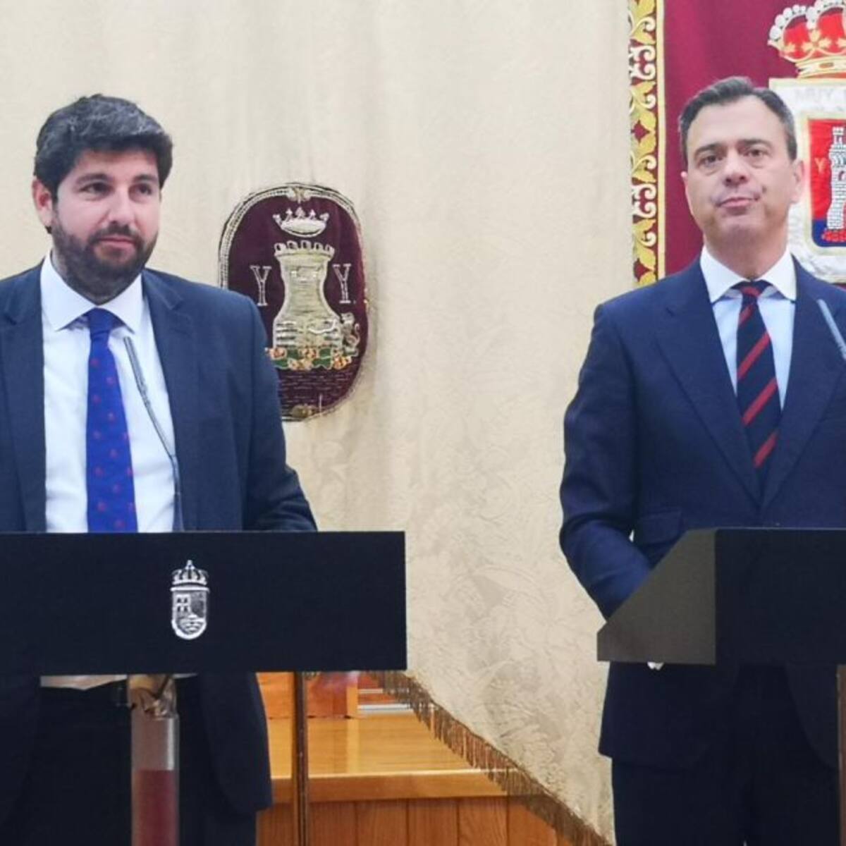 López Miras sobre la falta de "líneas rojas" de Cs: "Está bien que a los murcianos se nos diga la verdad para saber a quien votar"