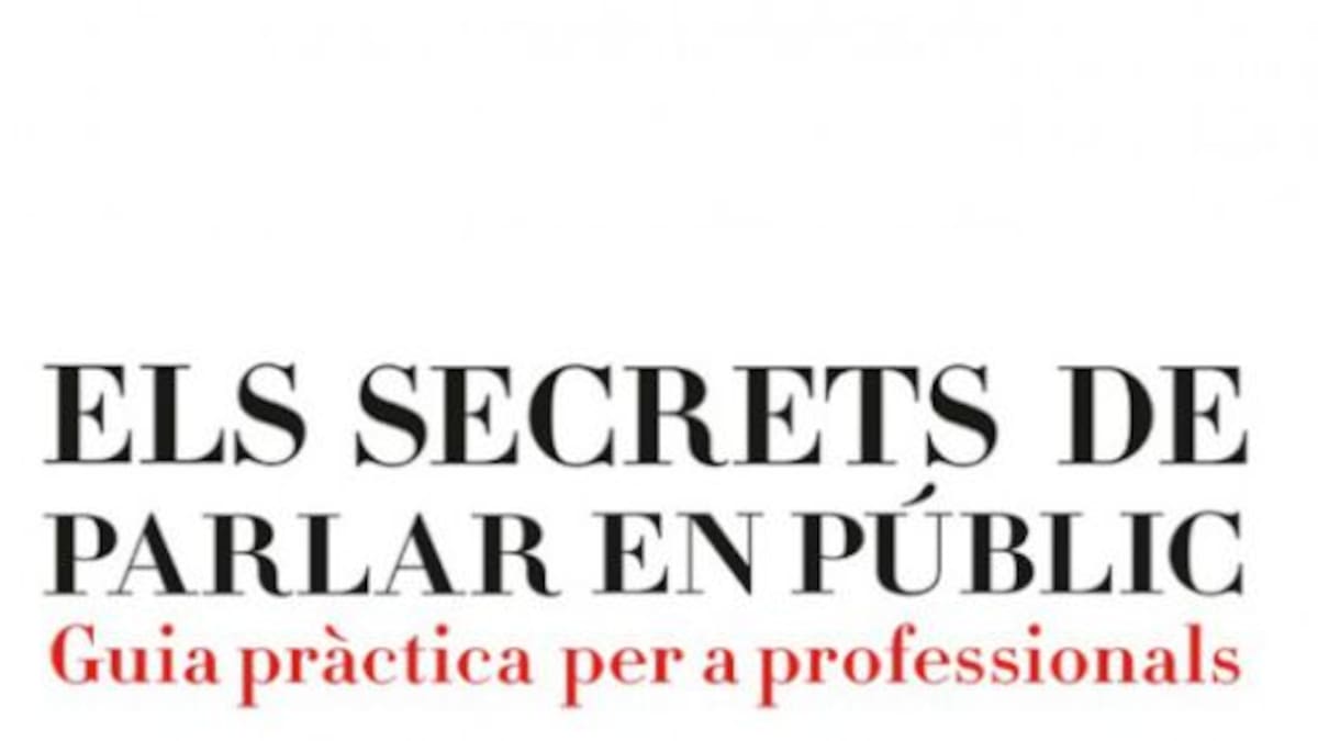 'Quan parlem en públic, la improvisació no pot existir'