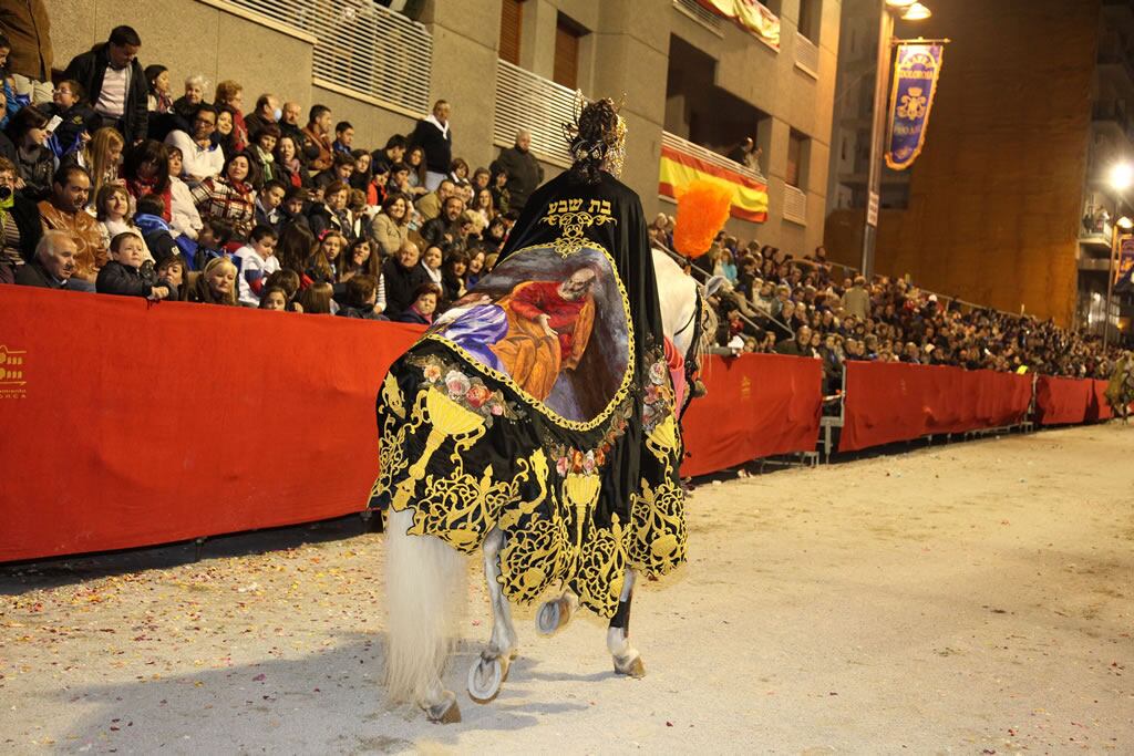 Tribunas en Avda. Juan Carlos I de Lorca en la celebración de la semana santa lorquina.