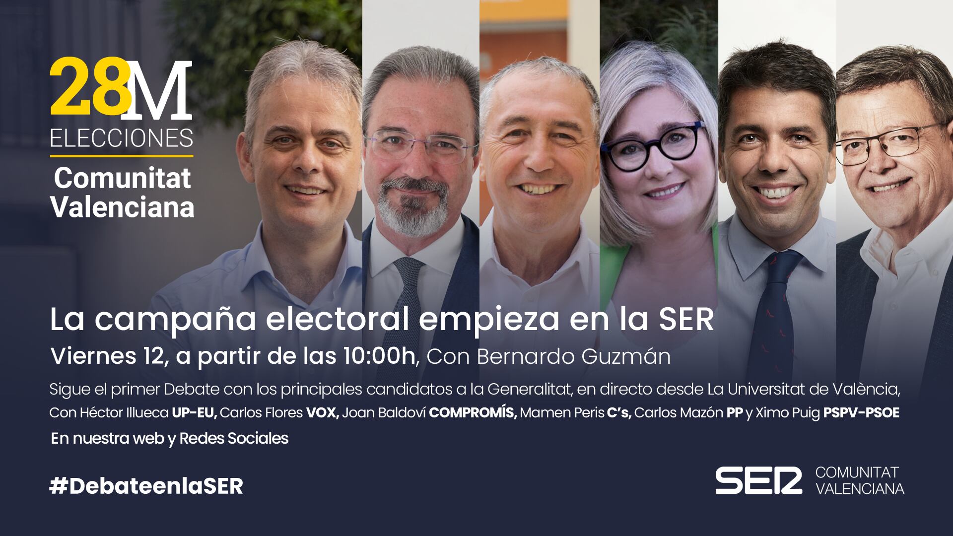 El debate autonómico lo podrán seguir mañana en directo des de Telesafor.