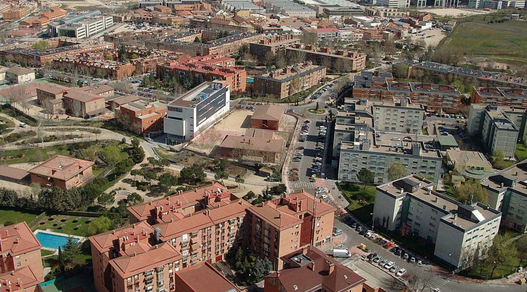 San Sebastián de los Reyes desde el aire