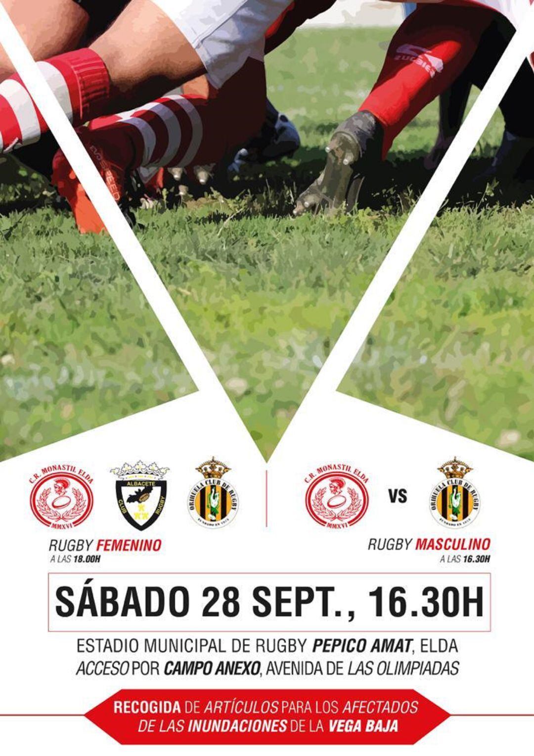 Jornada de rugby solidario en el viejo &quot;Pepico Amat&quot;