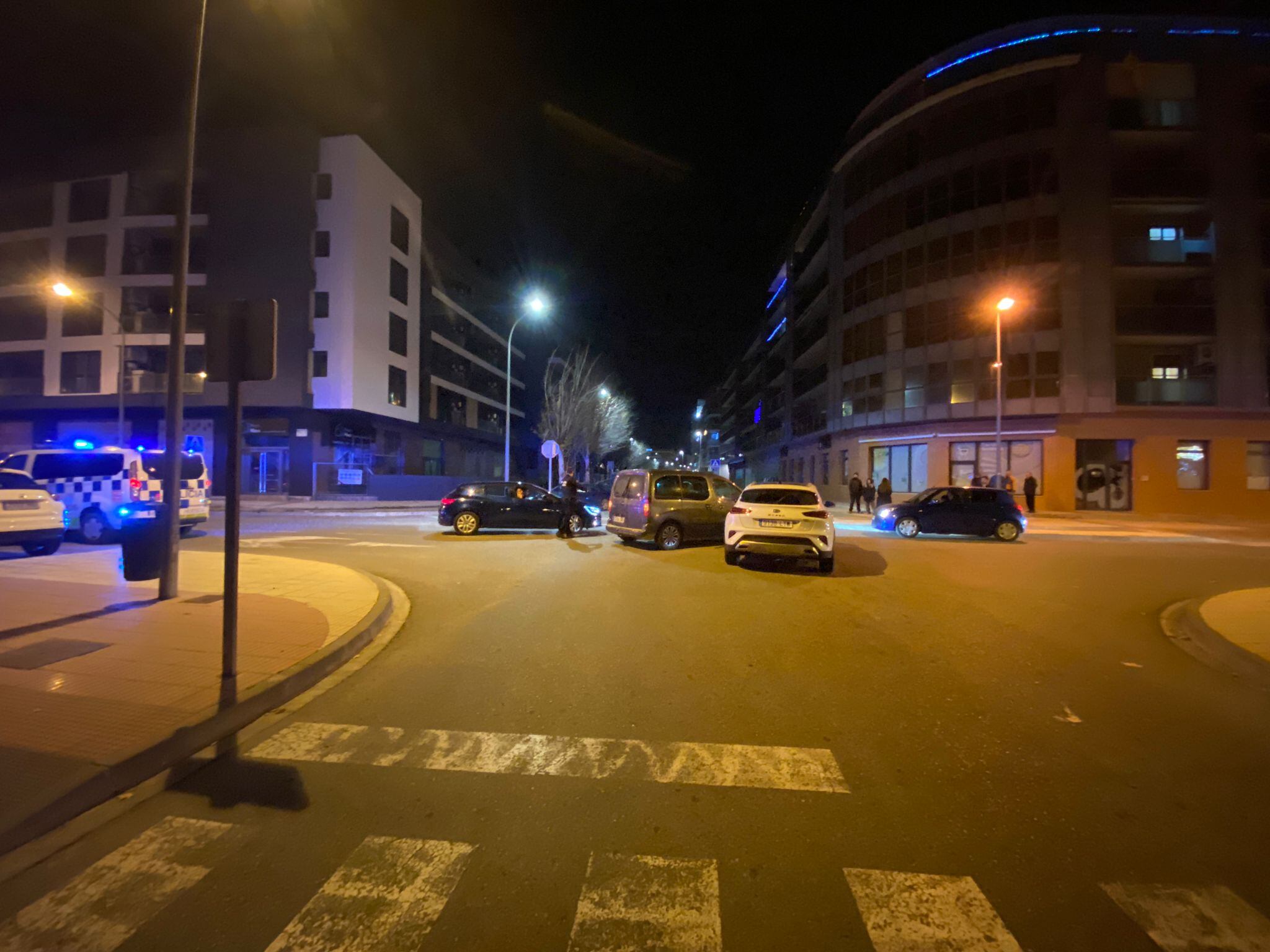 Accidente en la calle Calatayud