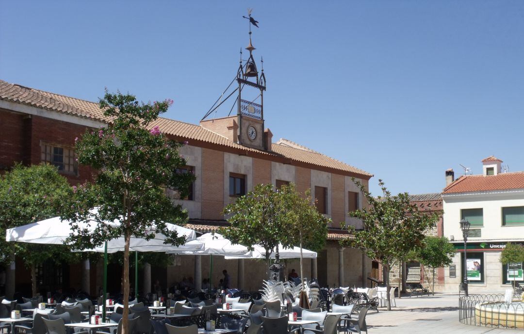 Imagen de archivo de la plaza de Torrenueva (Ciudad Real) 