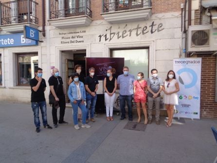 El equipo del proyecto posa en la presentación del programa piloto