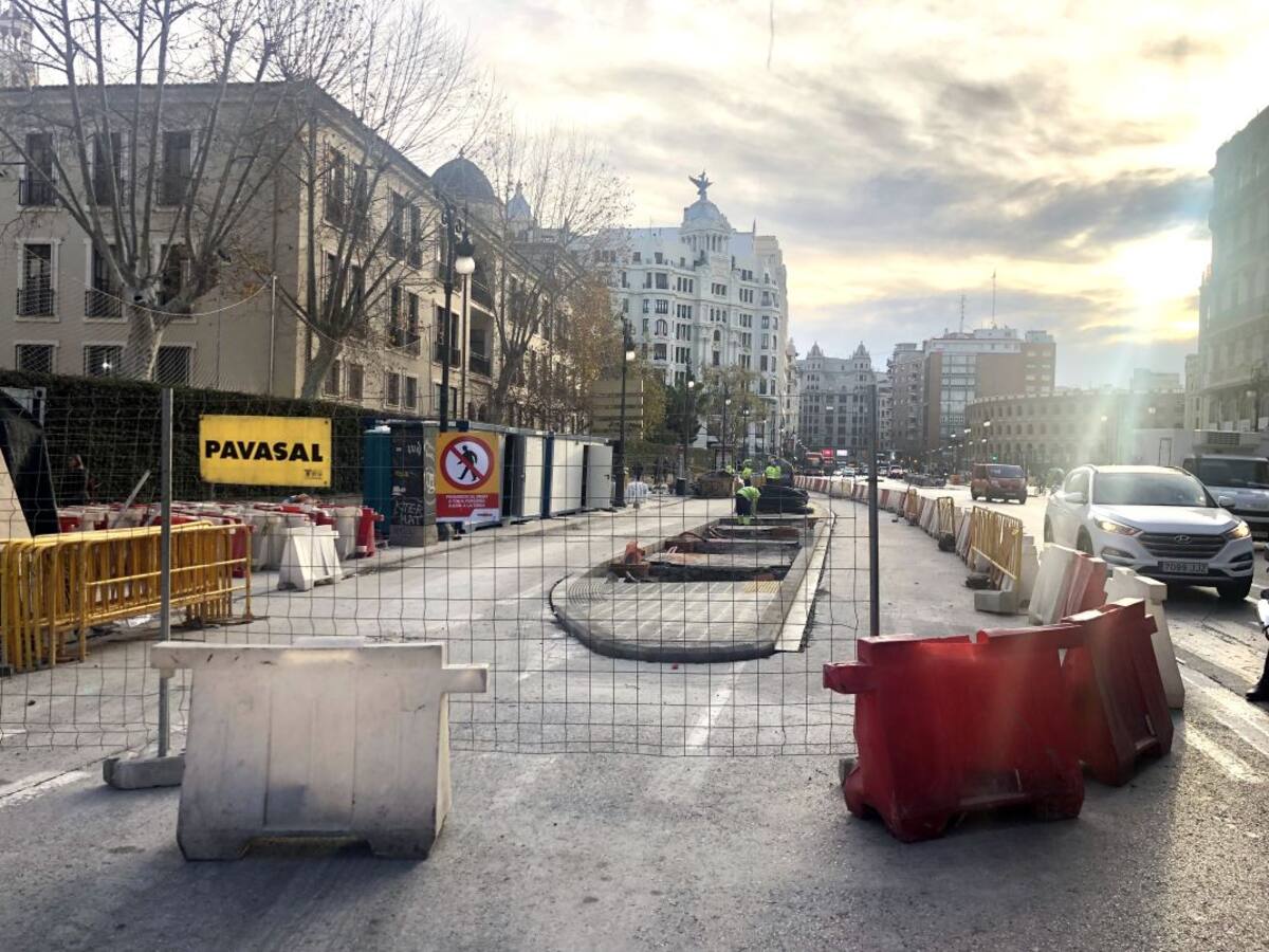 La Falla Telefónica sigue con preocupación las obras del intercambiador de la EMT