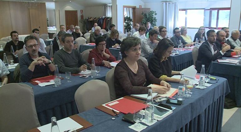 Militants del PS al darrer congrés del partit.