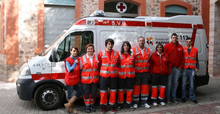 Voluntarios de Cruz Roja Puertollano