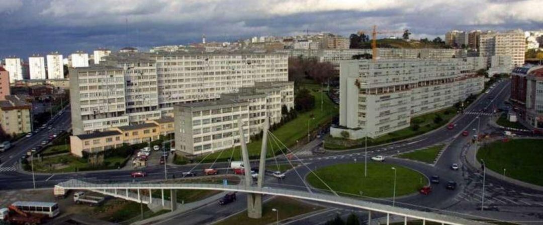 Vista aérea del Barrio de las Flores