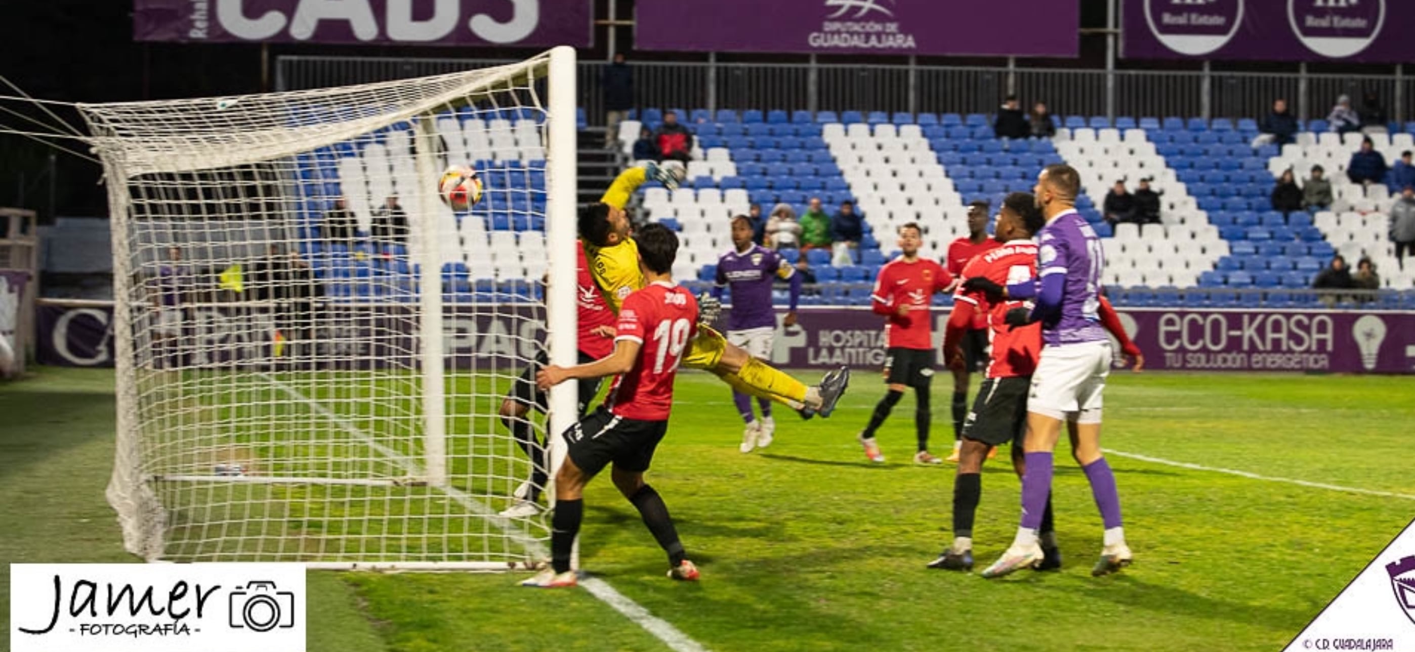 Imagen del gol olímpico de Sergio Marcos FOTO: José Andrés Merino