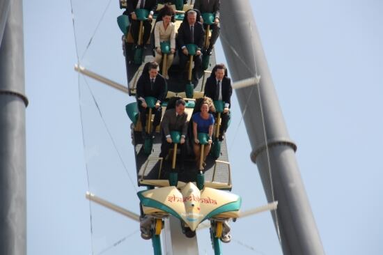 Dissabte 12 de maig DE 2012, Port Aventura estrenava Shambhala, la muntanya russa més alta d&#039;Europa