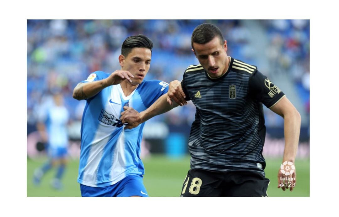 Christian Fernández en La Rosaleda