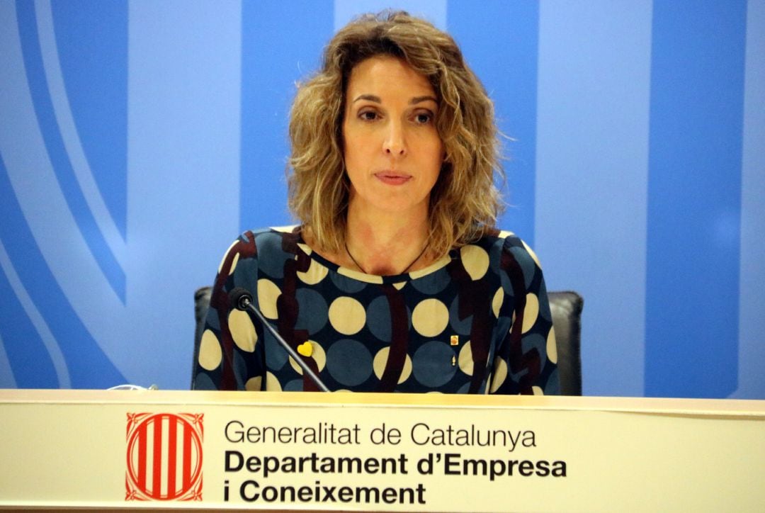 La consellera d&#039;Empresa i Coneixement, Àngels Chacón.