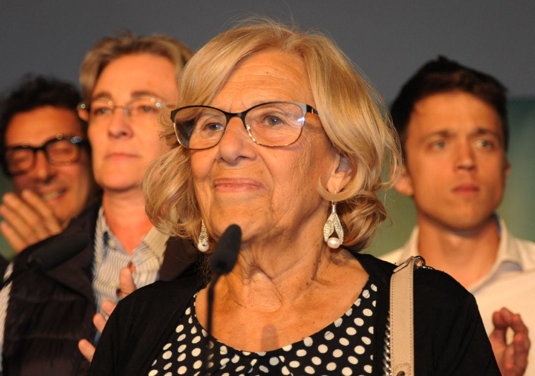 La alcaldesa de Madrid en funciones, Manuela Carmena