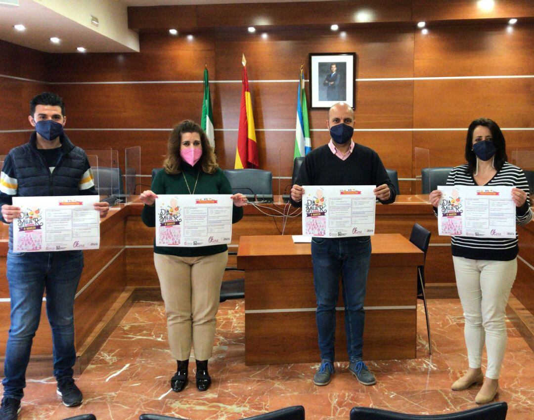 Presentación de las actividades con motivo del 8M en Otura (Granada)