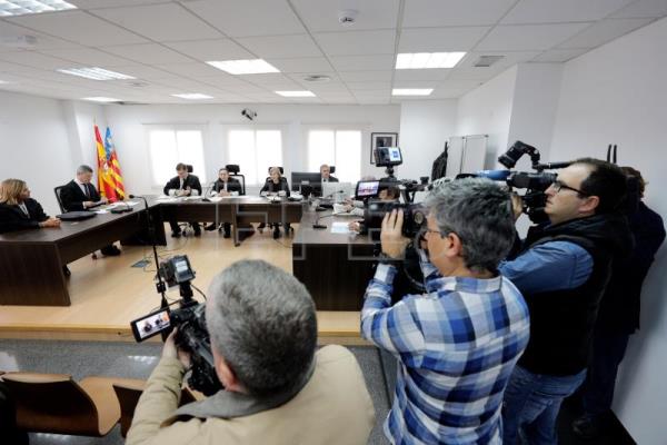 Vista de la Sala en la que se juzgó el asesinato de María del Carmen Martínez, viuda del presidente de la CAM